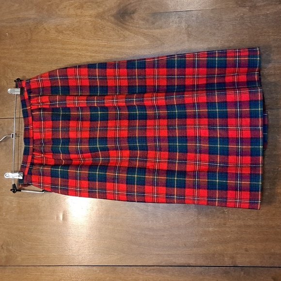 Vintage Pendleton wool tartan skirt - Picture 2 of 9